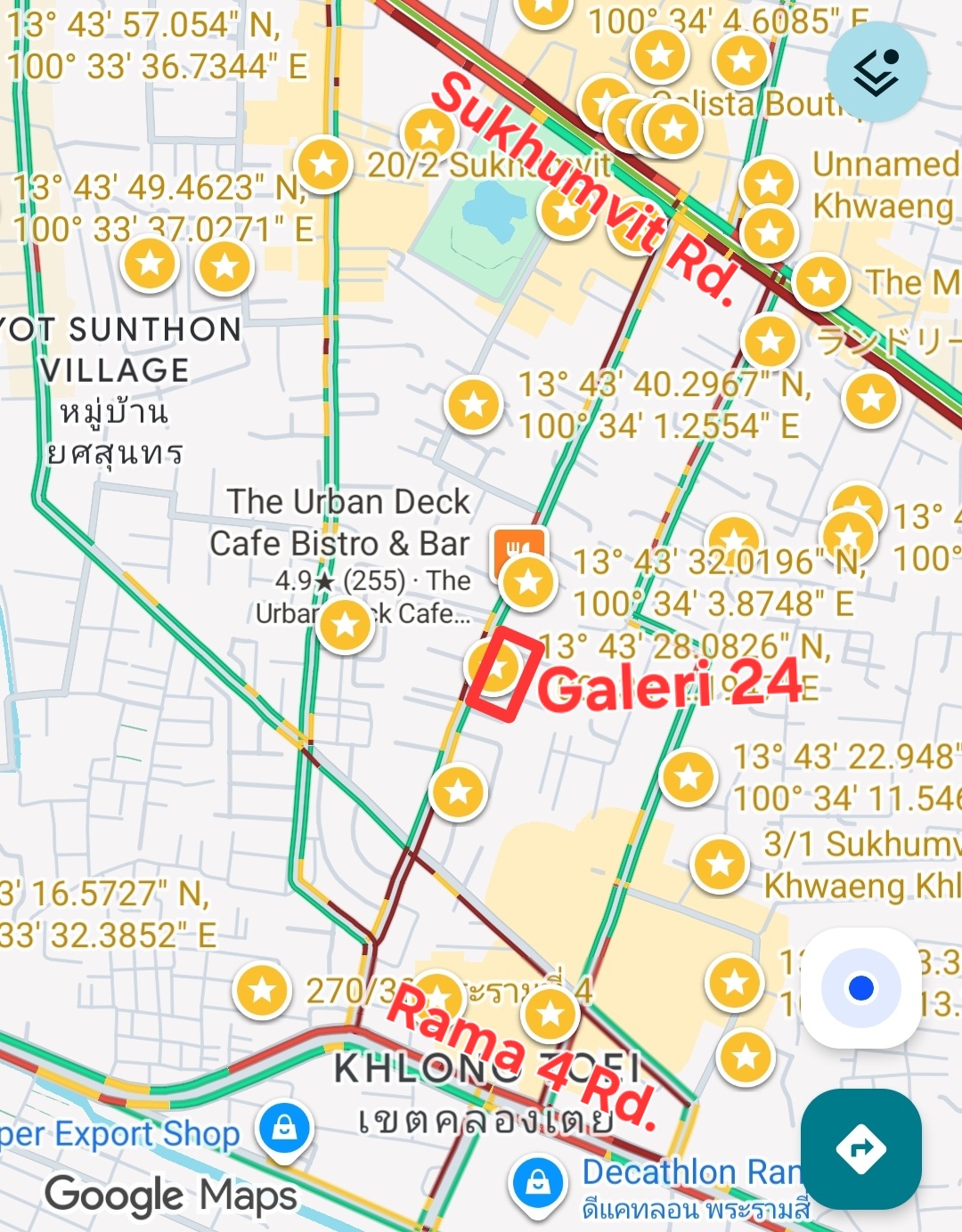 Galeri12 ทำเลของโครงการ Galeri 24 อยู่ในชัยภูมิมงคล รับพลังได้จากทั้งสุขุมวิท และ พระราม 4 ดีพอๆกัน