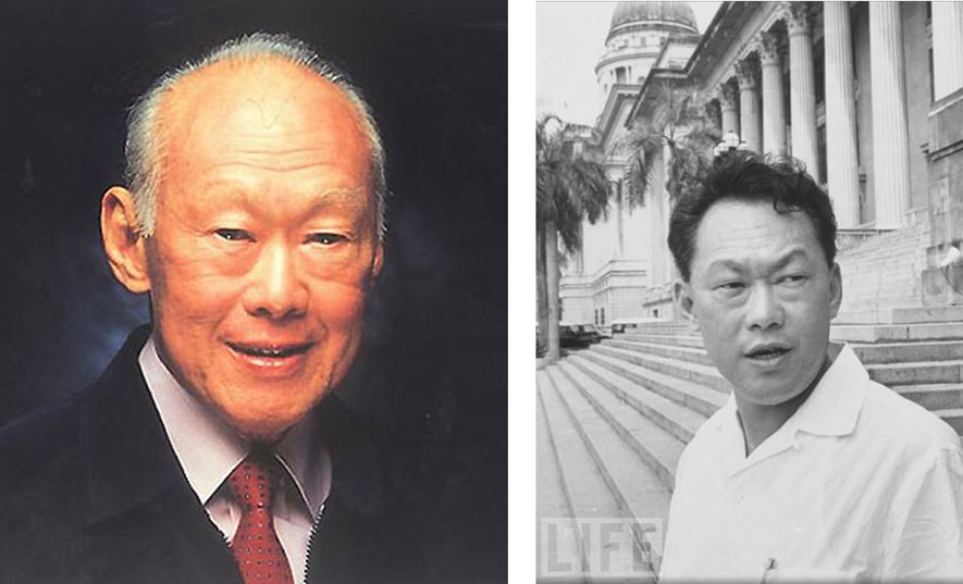 ลี กวน ยู นายกรัฐมนตรีคนแรกของสิงคโปร์ (คศ.1959-1990) เป็นคนเชื้อสายจีน และมีความเชื่อในศาสตร์ฮวงจุ้ยเป็นอย่างมาก ถือเป็นบุคคลสำคัญในการพัฒนาประเทศสิงคโปร์